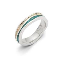 Ring Wellen blau